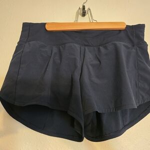 lululemon athletica Hotty Hot Navy Athletic Shorts
